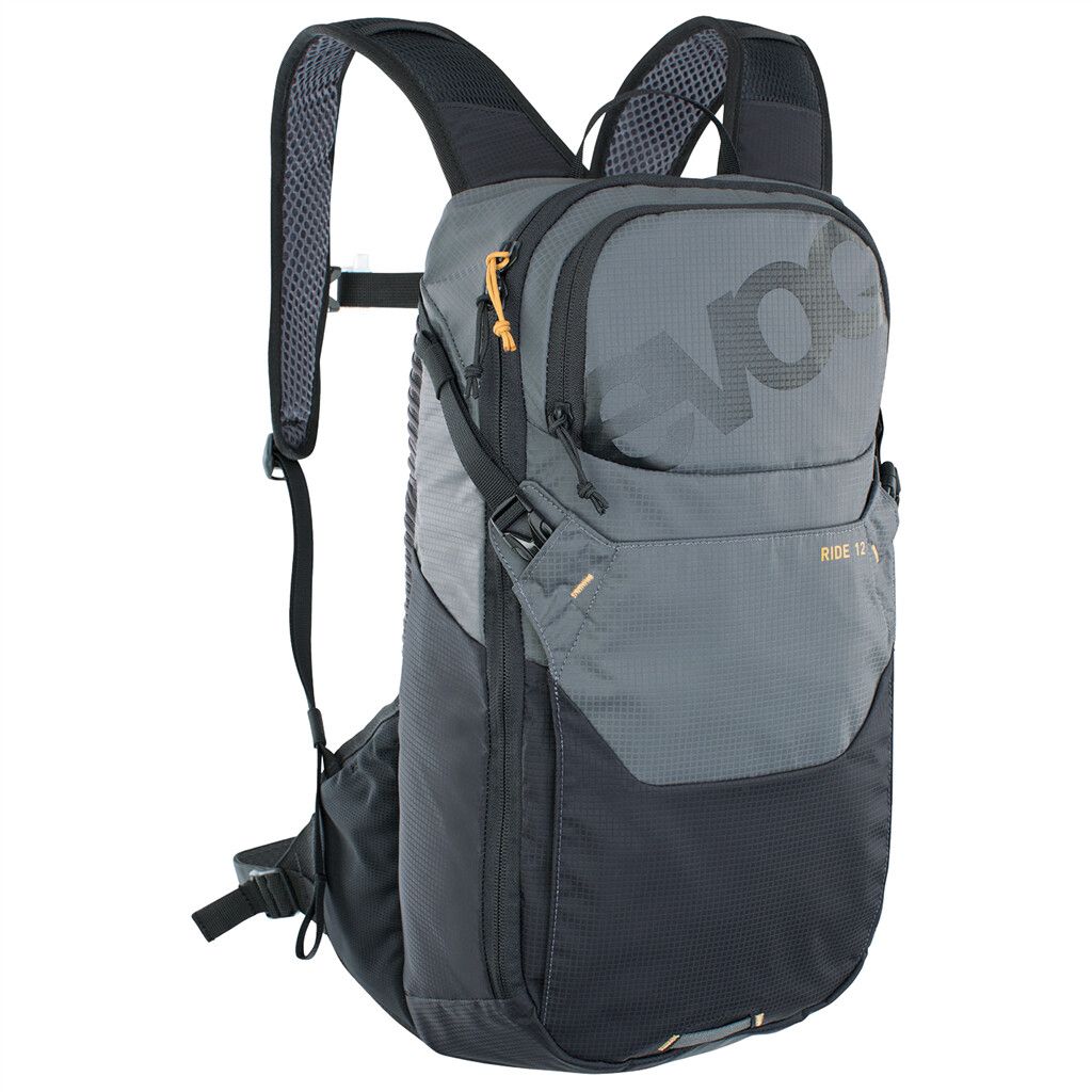 Evoc, Ride 12L Backpack, carbon grey/black