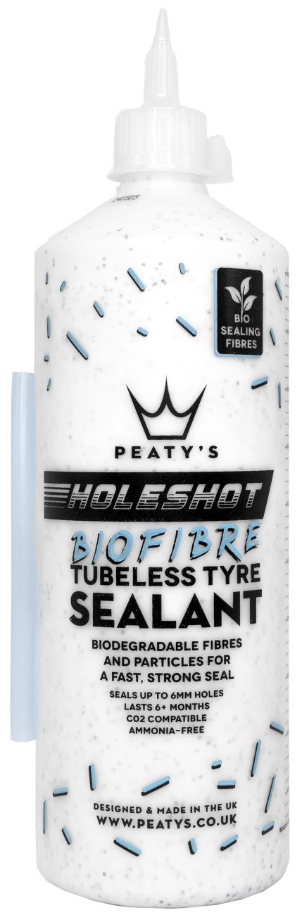 Peaty's, Reifendichtmittel Holeshot Biofiber Tubeless, Flasche, 1L