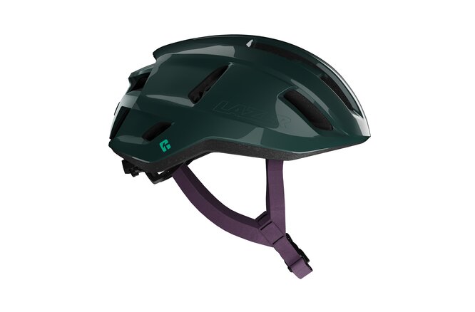 LAZER, Unisex Road Sphere KinetiCore Helm, deep green