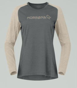 Norrona, fjørå equaliser lightweight Long Sleeve W's, Beluga/Winter Twig