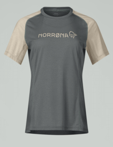 Norrona, fjørå equaliser lightweight T-shirt W's, Beluga/Winter Twig