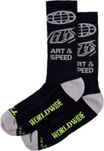 TLD, Mens Performance Socks, Worldwide schwarz