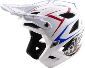 TLD, Stage Stunt AS Helmet, Pinstripe white