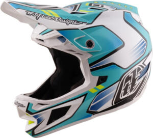 TLD, D4 Composite Helmet W/Mips, Crest turquoise