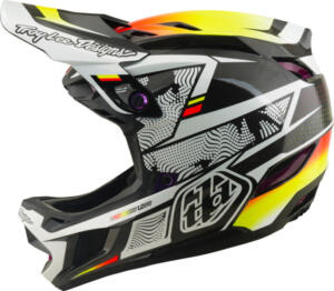 TLD, D4 Carbon Helmet W/Mips, Lined Up black