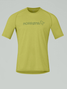 Norrona, fjørå equaliser lightweight T-shirt M's, Golden Lime