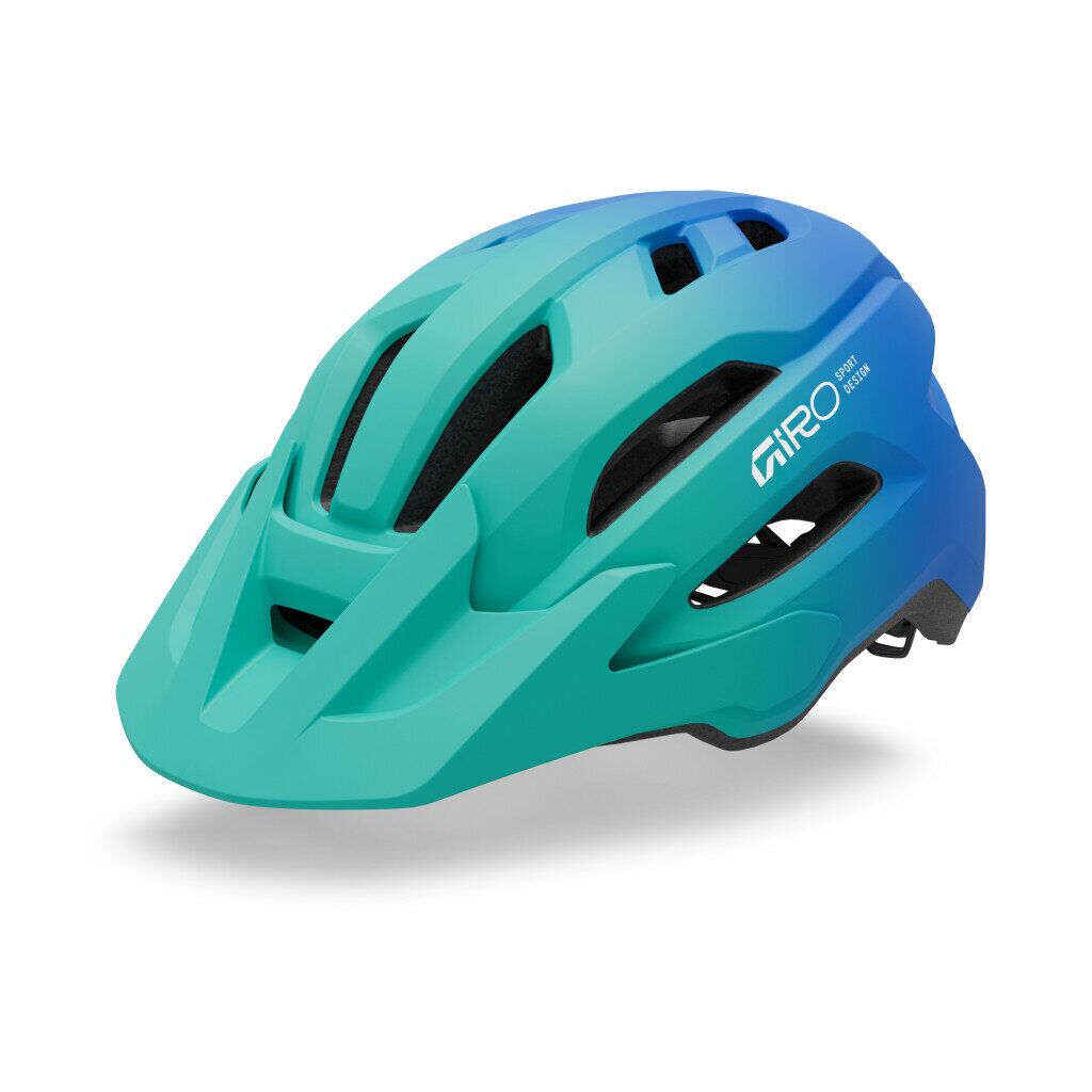 Giro, Fixture II Youth MIPS, matte aqua green/blue jewel fade