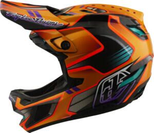 TLD, D4 Carbon Helmet W/Mips, Crest gold