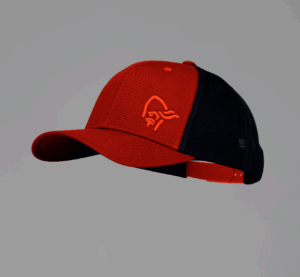 Norrona, /29 snap back trucker mesh Cap, Gold Flame
