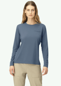 Norrona, femund tech Long Sleeve W's, Vintage Indigo