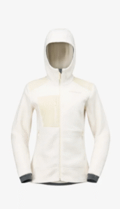 Norrona, trollveggen warm3 Zip Hood W's, Whisper White