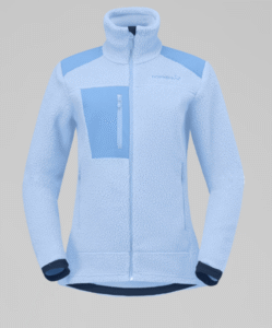 Norrona, trollveggen warm3 Zip Hood W's, Cashmere Blue/Allur