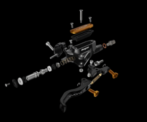 Hope, Bremse EVO V6Ti Mono Edition Set, schwarz/gold
